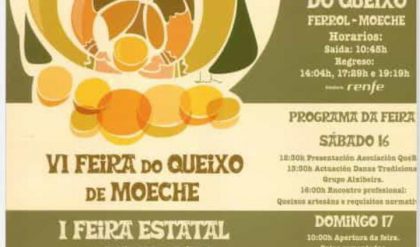 La Primera Feria Itinerante de La Red Española de Queserías se celebrará en Moeche (A Coruña)